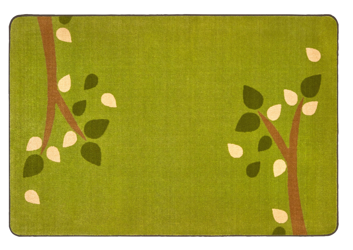 Branching Out Green Classroom Rug