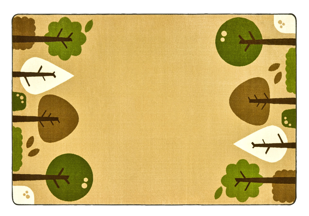 KIDSoft Tranquil Trees Tan Classroom Rug, view 5