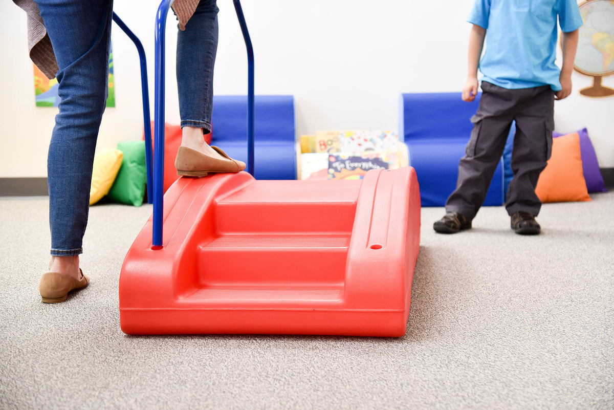 2-in-1 Toddler Rocker and Balance Bridge, view 7
