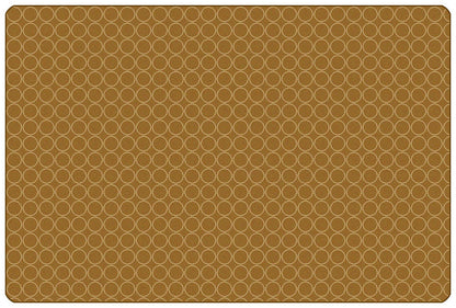 Comforting Circles Brown/Tan Classroom Rug, view 4