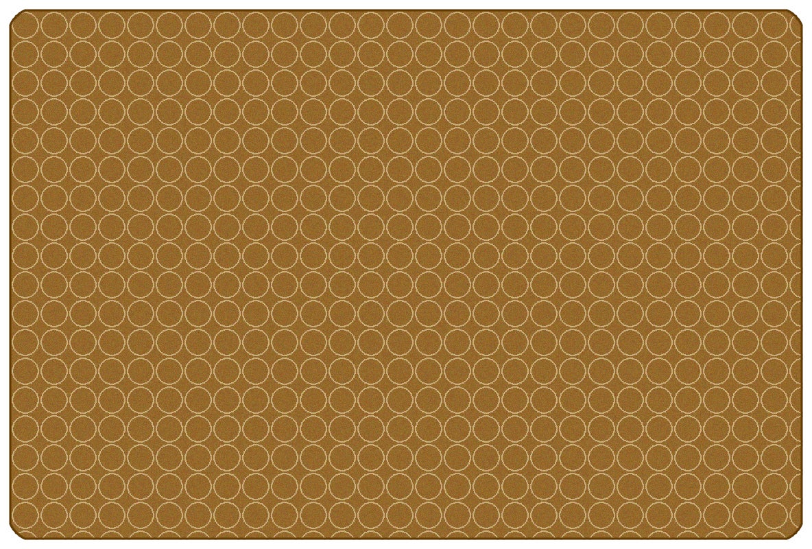 Comforting Circles Gray/Blue Classroom Rug, view 4