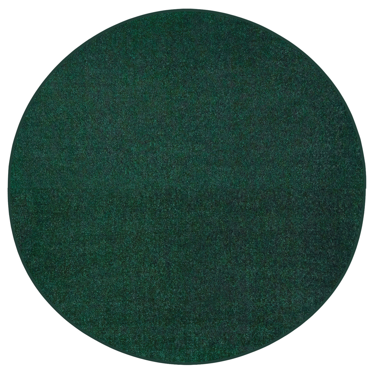 Mt St Helens Solid Color Classroom Rug, Emerald Round