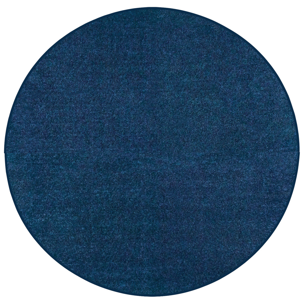 Mt St Helens Solid Color Classroom Rug, Blueberry Round