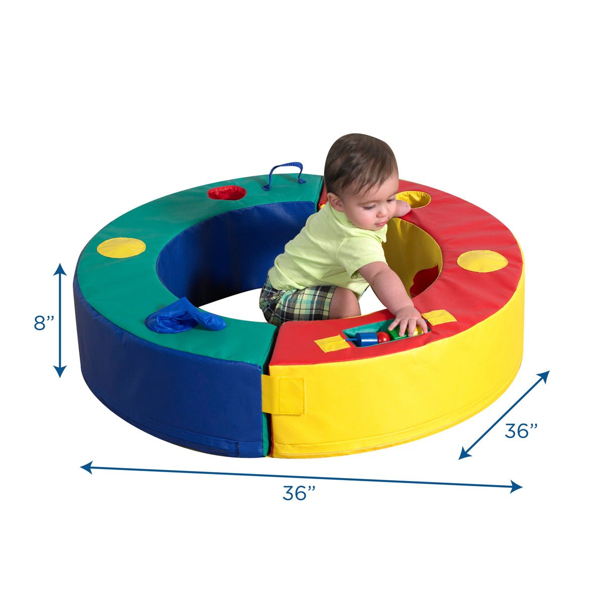 Soft Play Ring with Optional Tunnel and Slide, view 4