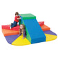 Mountain Soft Play Climber with Tunnel and Slide Ramp