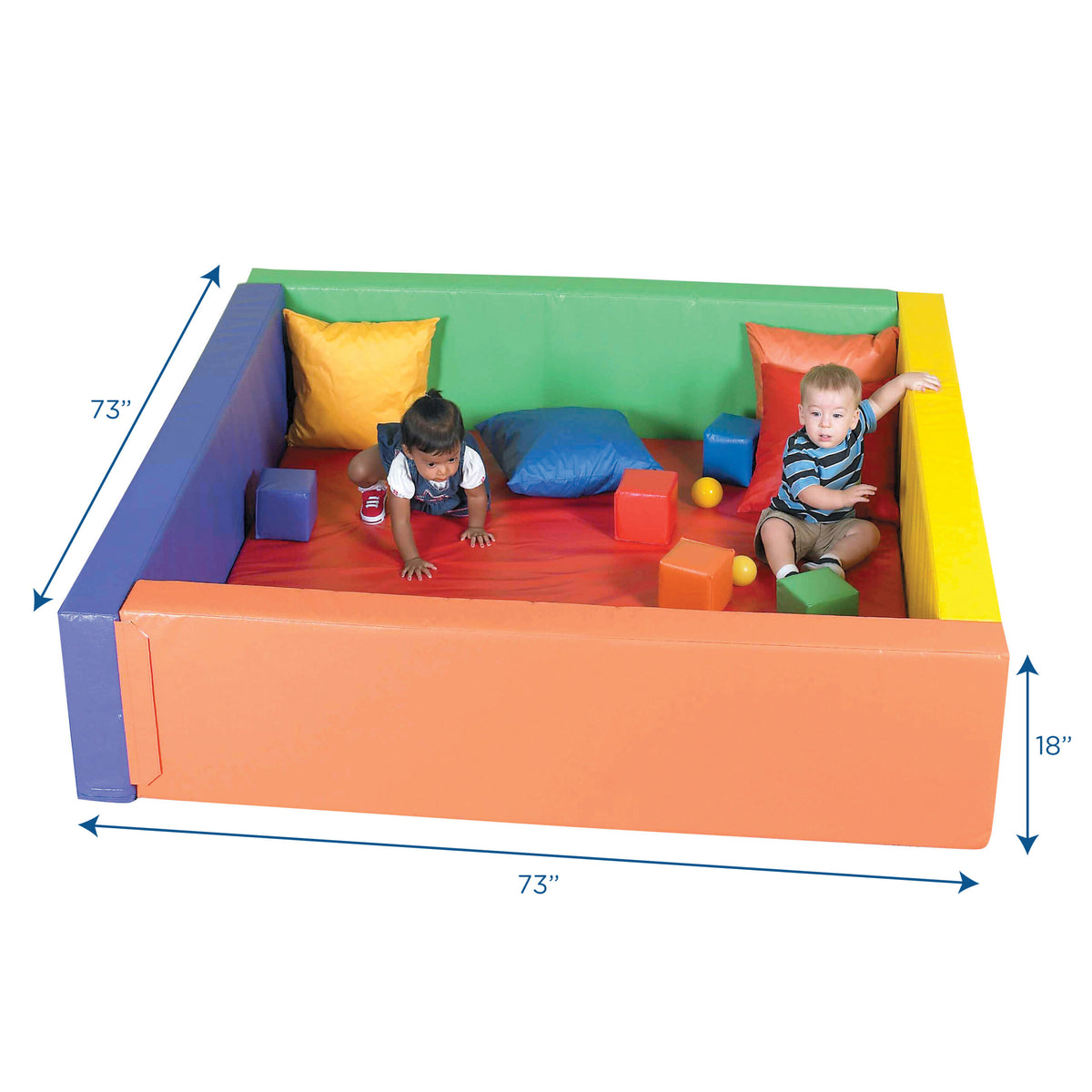 Soft Foam Infant and Toddler Play Yard, view 5