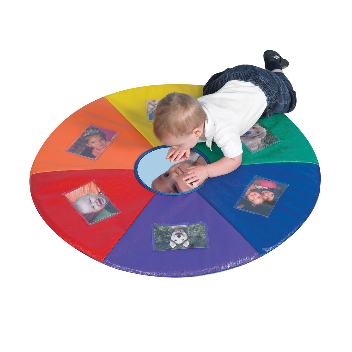 Photo Pocket Mirror Play Mat for Toddlers, view 3