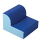 Two-Tone Foam Reading Lounger Chair, Blue/Sky Blue