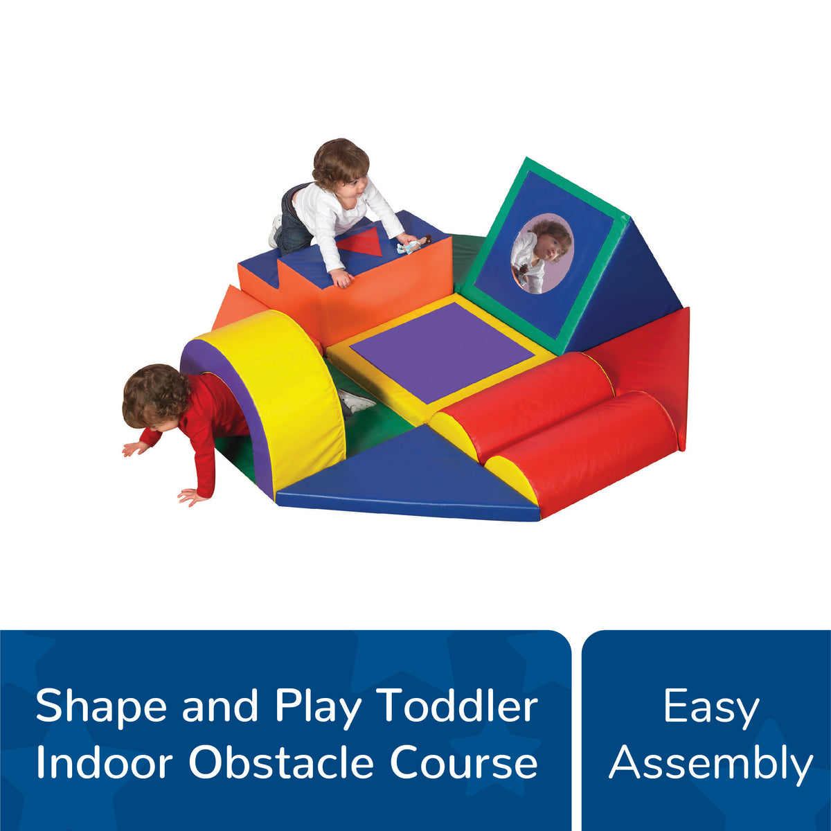 11-Piece Soft Play Shape Obstacle Course, view 2