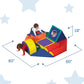 11-Piece Soft Play Shape Obstacle Course, view 4
