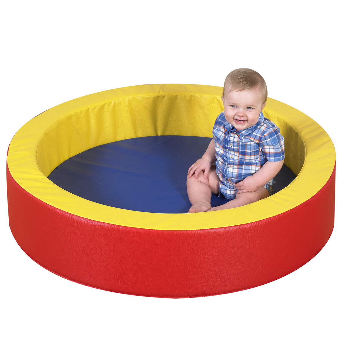 Round Toddler Soft Play Ring with 2" Mat