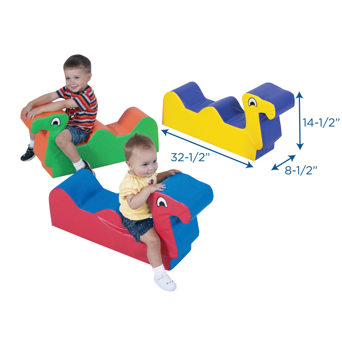 Sea Monster Soft Ride-On Set of 3, view 2