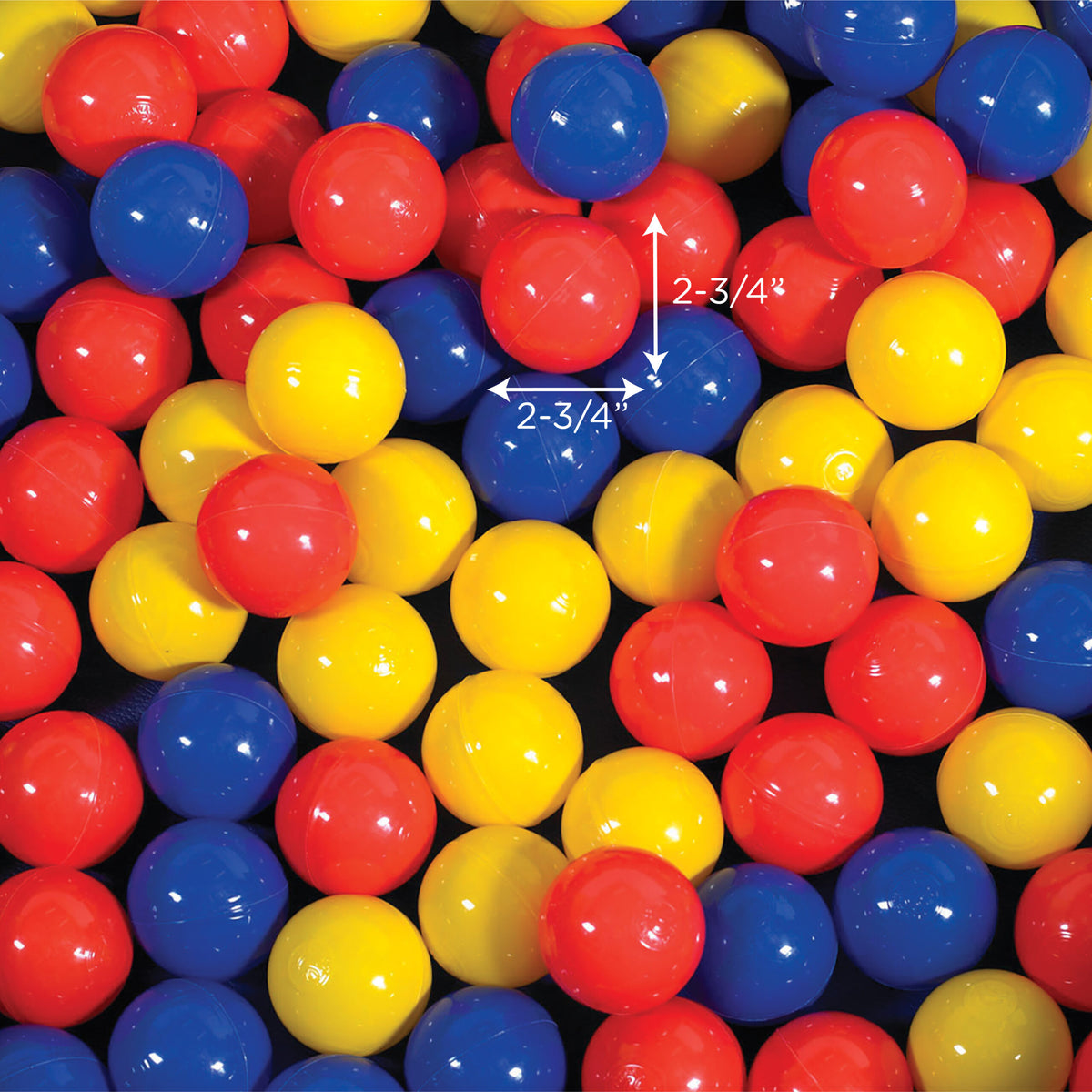 Mixed Color Ball Pit Balls, view 2