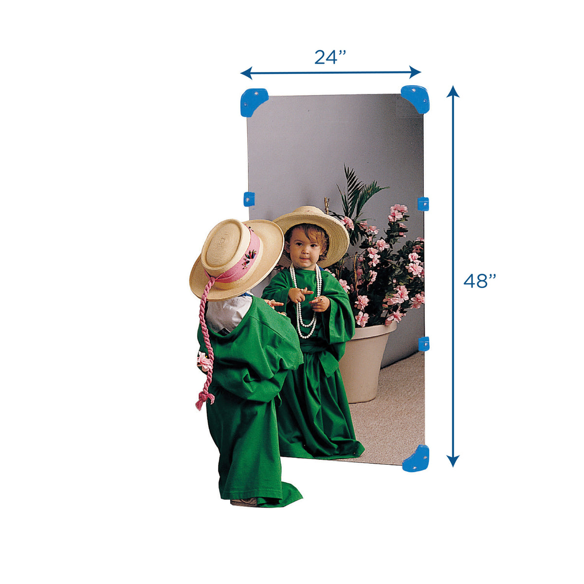 Shatter-Resistant Acrylic Wall Mirror, view 5