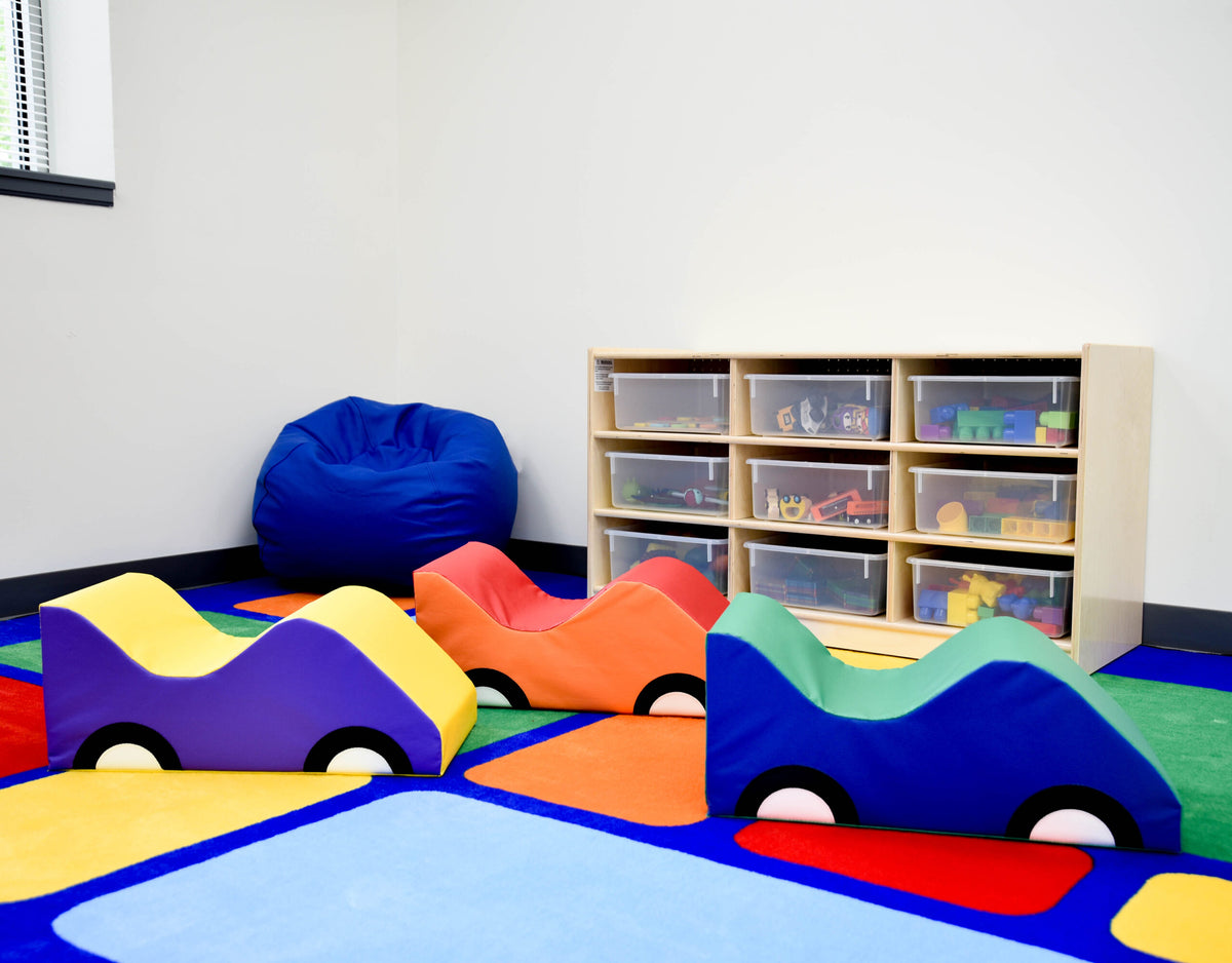 Infant Toddler Soft Foam Cars, Set of 3 – Rainbow, view 3