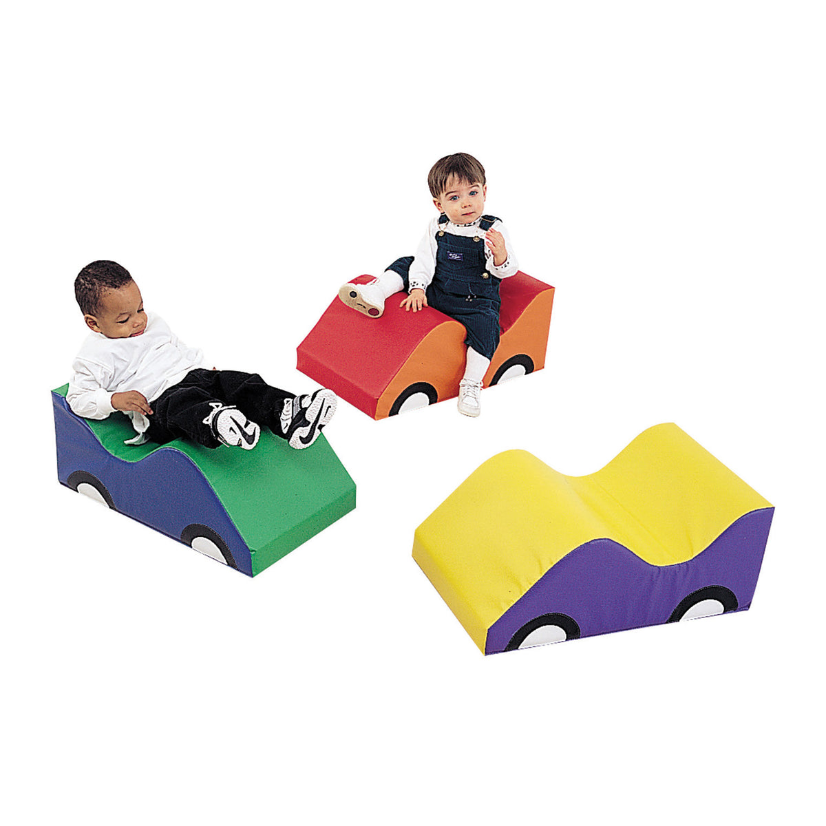 Infant Toddler Soft Foam Cars, Set of 3 – Rainbow