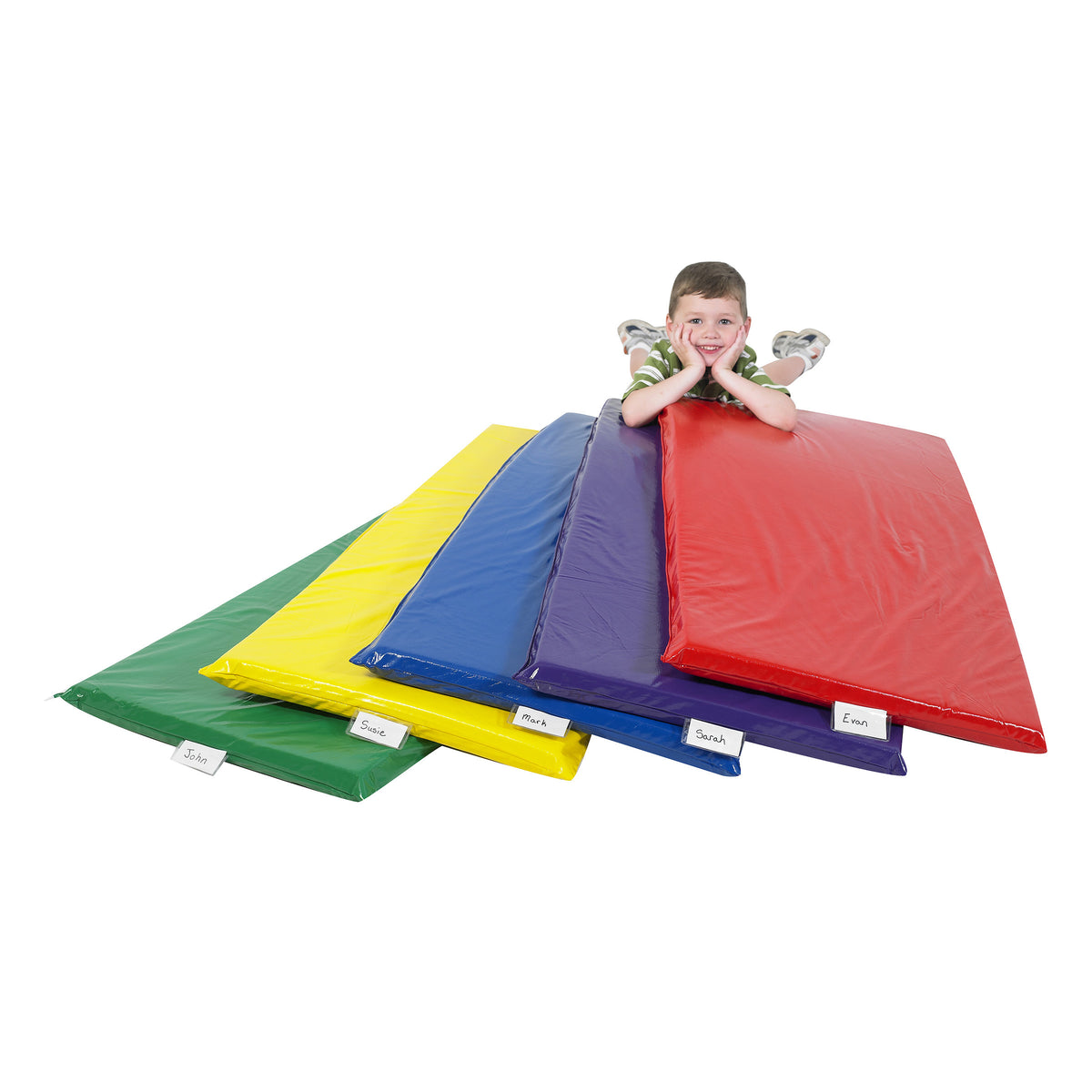 2" Non-Folding Rainbow Rest Mats, Set of 5, view 2
