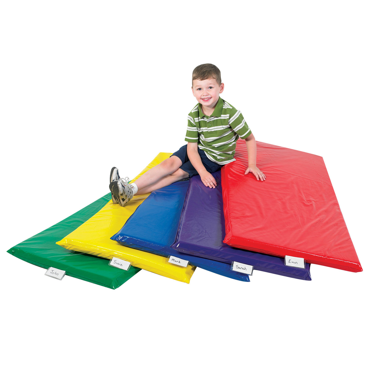 2" Non-Folding Rainbow Rest Mats, Set of 5