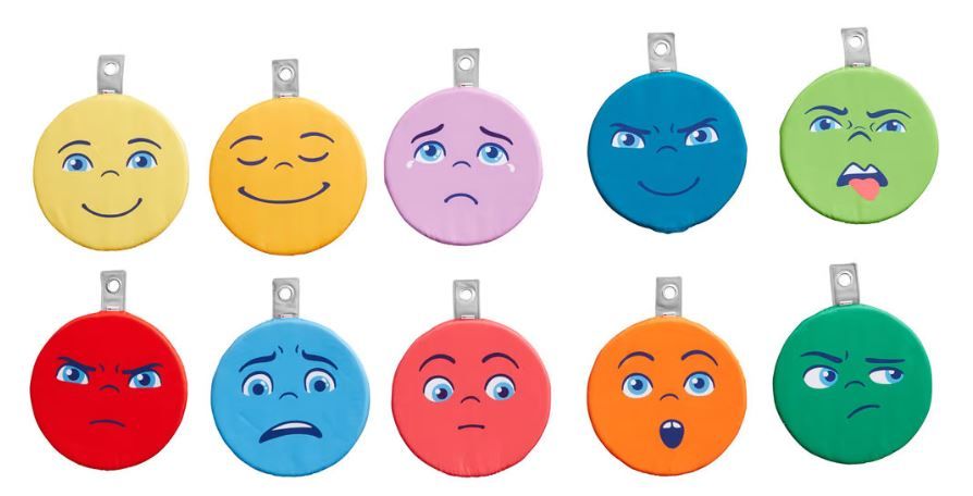 Emotions Faces Floor Cushion Set (10) by HABA Pro