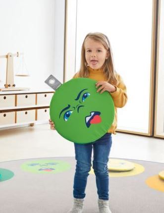 Emotions Faces Floor Cushion Set (10) by HABA Pro