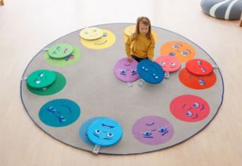 Emotions Faces Floor Cushion Set (10) by HABA Pro