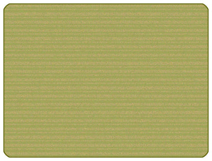 KIDSoft Subtle Stripes Green and Tan Classroom Rug, view 5