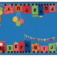 Alphabet Fun Train Classroom Rug, view 4