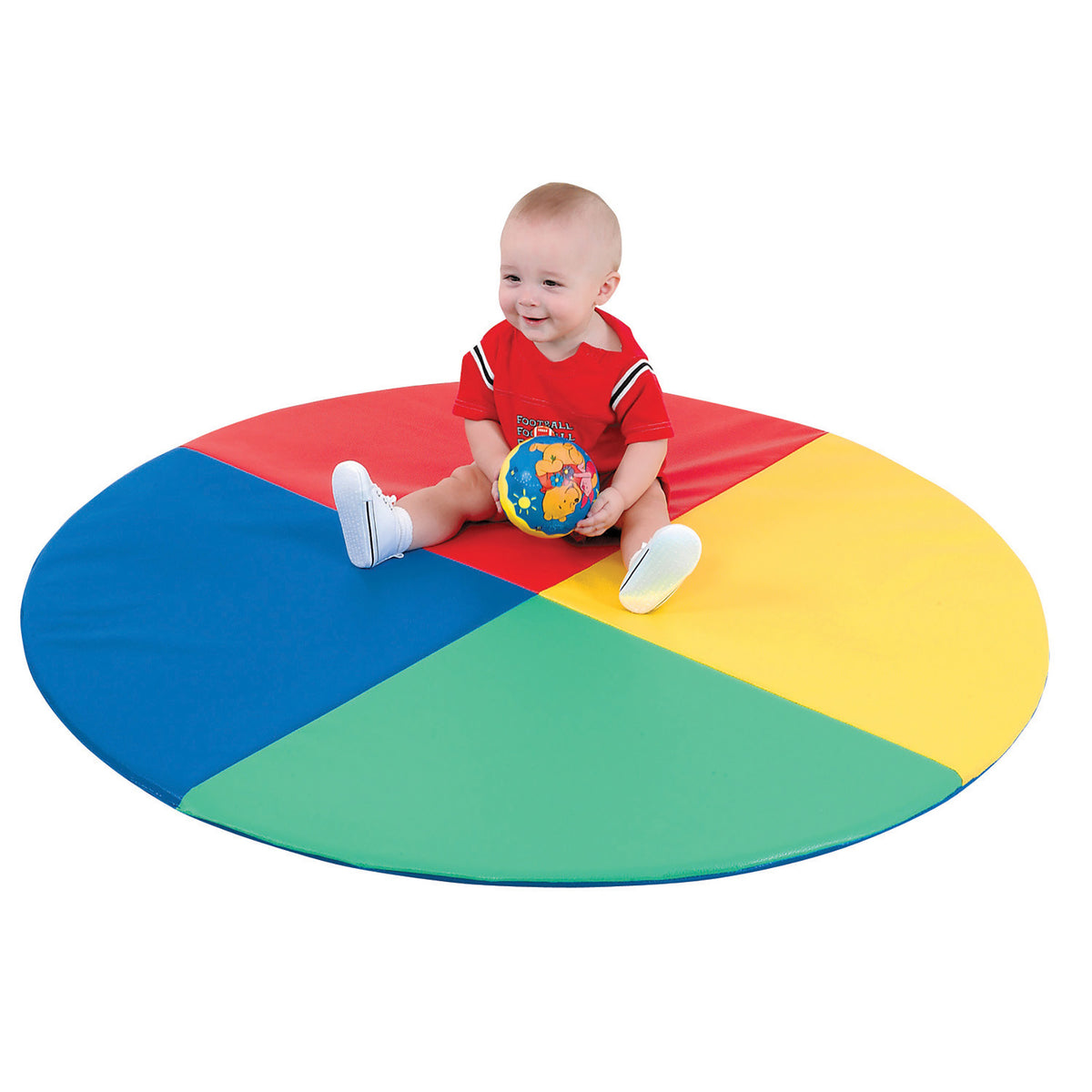 Four Color Round Pie Activity Mat