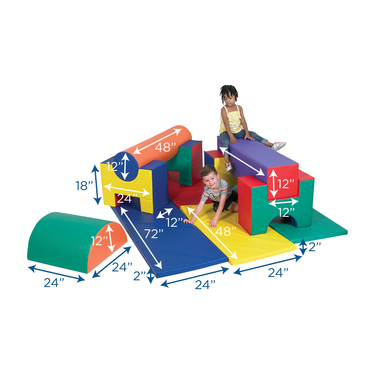 11-Piece Soft Play Activity Climber Set, view 5