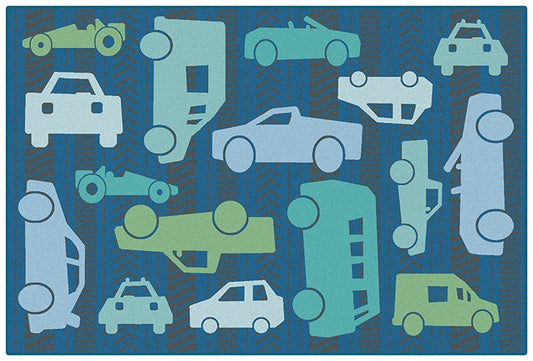 All Autos Play Classroom Rug
