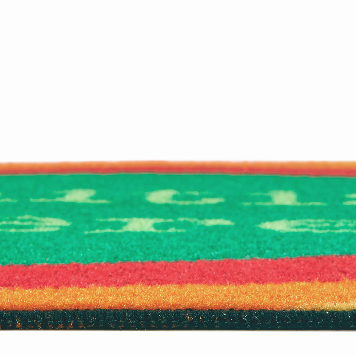 Rainbow Dot Sanitize Here Runner Classroom Rug, view 2