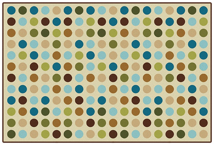 Microdots Tan Classroom Rug