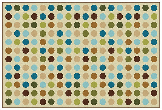 Microdots Tan Classroom Rug