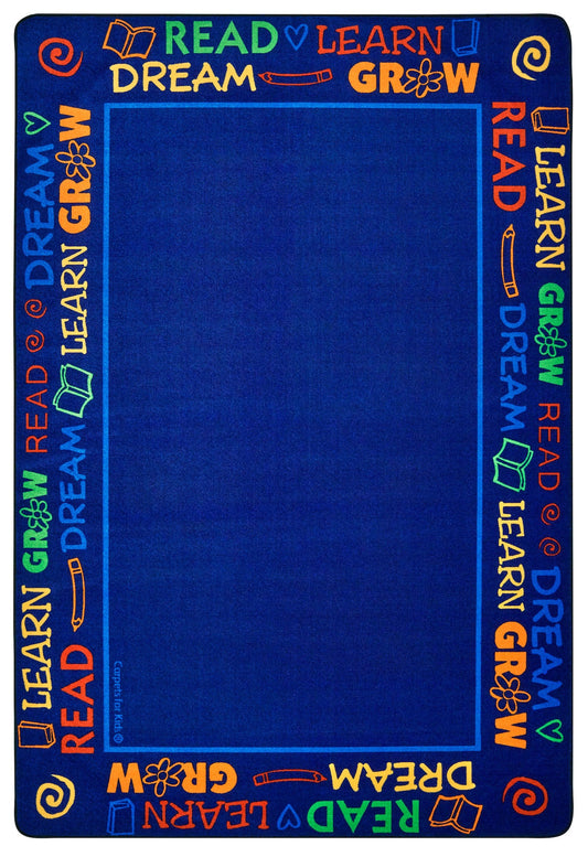 Read to Dream Border Classroom Rug