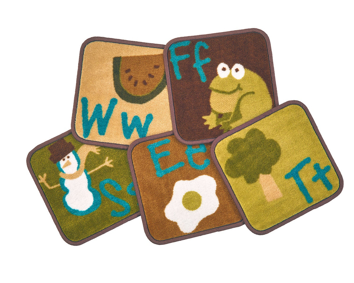 Learning Blocks Nature Alphabet Seating Squares, view 2