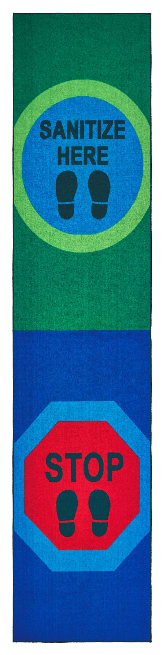 Sanitize Here Runner Classroom Rug, view 2