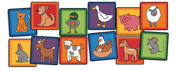Farm Animal Seating Squares, view 2