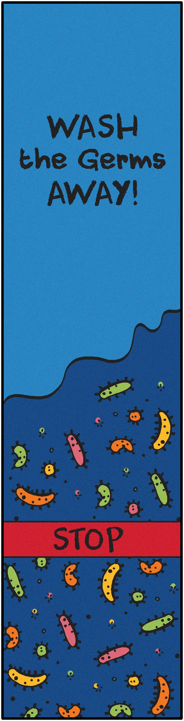 Wash Away the Germs Classroom Rug, view 6