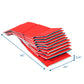 Folding Pillow Rest Mats, Set of 10 – Red/Green, view 2