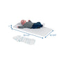 Waterproof Sealed Foam Changing Pad, 35.5 Inch – White, view 2