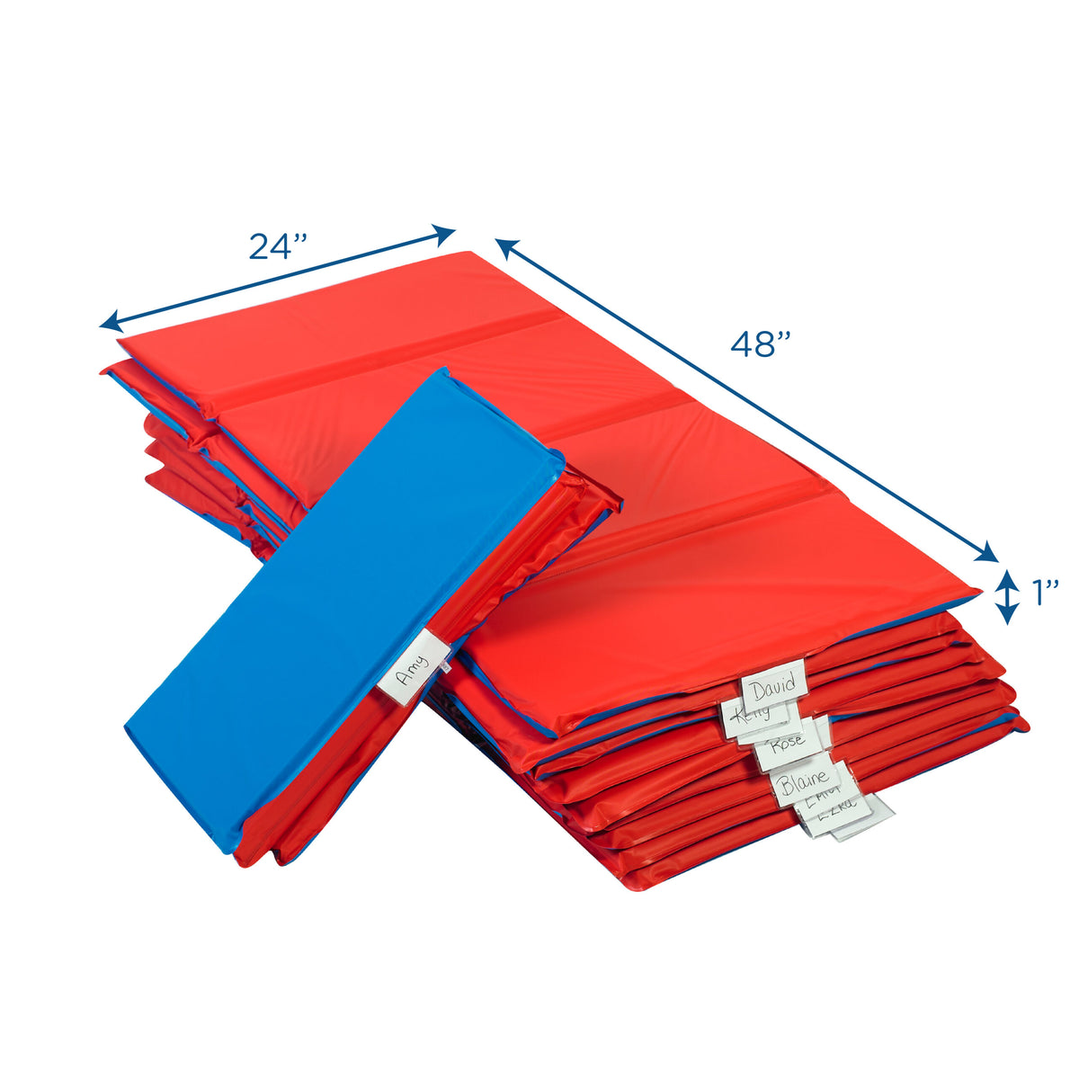 3-Section Infection Control Folding Rest Mats, view 6