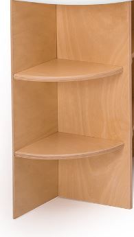 Corner Play Kitchen with Shelves by NOVUM