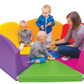 Rainbow Petal Foam Seating Circle, 7 Pieces by NOVUM