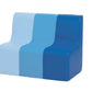 Blue Sunny Foam Sofas & Table by NOVUM