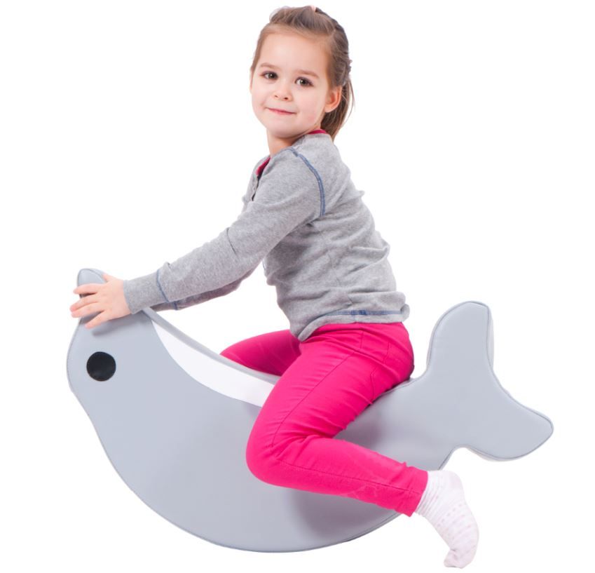 Rocking Dolphin Foam Seat by NOVUM