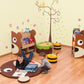 Teddy Bear Padded Play Mat by NOVUM