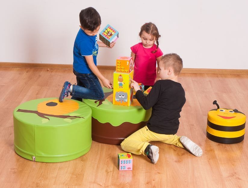 Bumblebee Foam Pouf by NOVUM