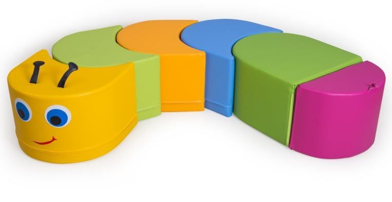 Caterpillar Foam Seating Set, 6 Pieces by NOVUM