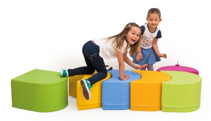 Caterpillar Foam Seating Set, 6 Pieces by NOVUM
