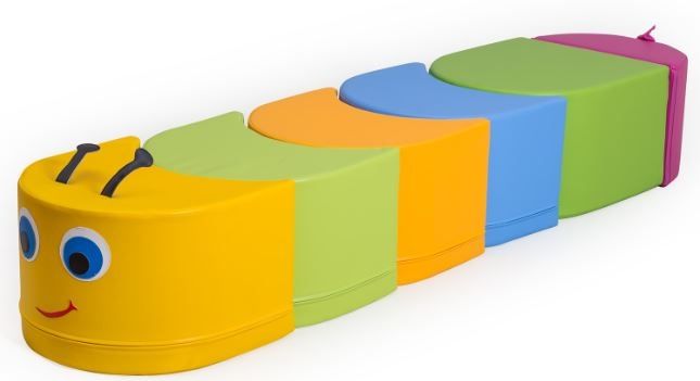 Caterpillar Foam Seating Set, 6 Pieces by NOVUM